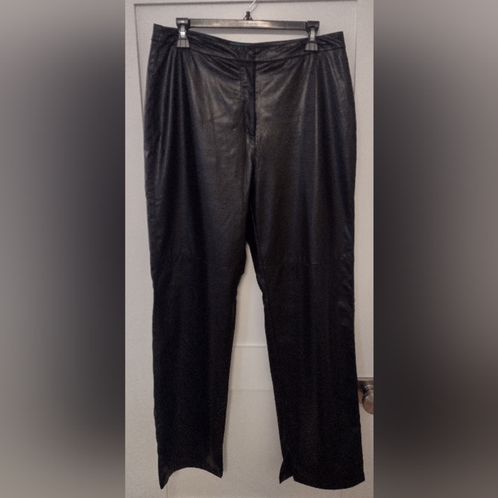 La Redoute Faux Leather Straight Leg Pants